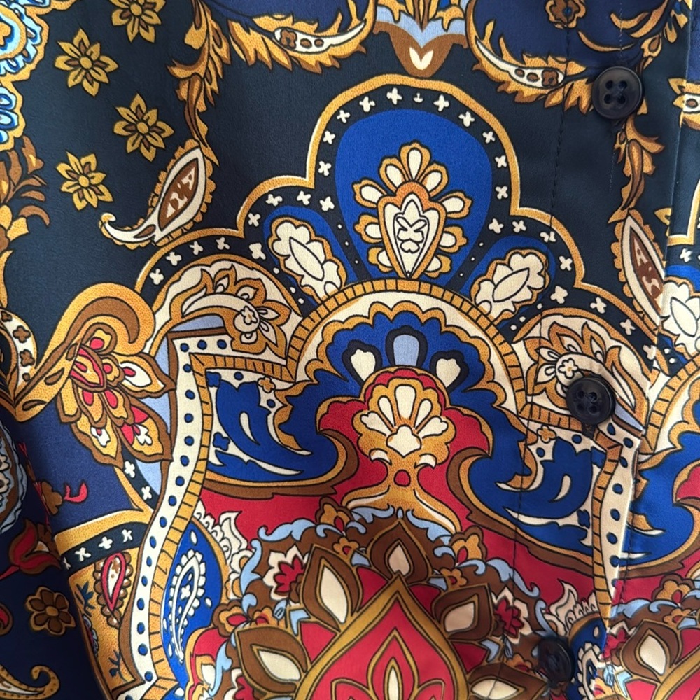Rachel Zoe Multicolor Paisley Blouse